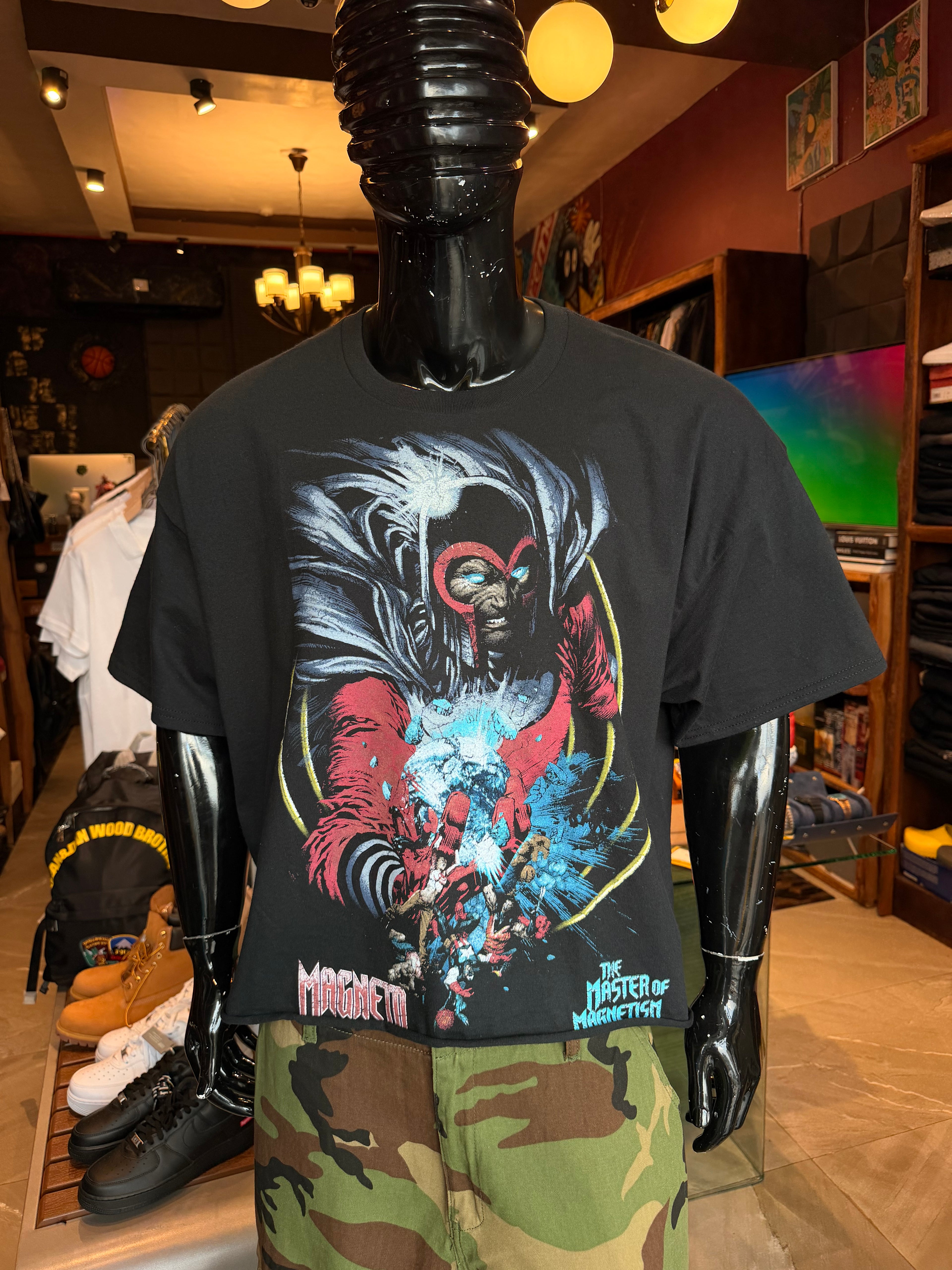 Marvel Magneto Master Of Magnetism Short Sleeve Tee - Black