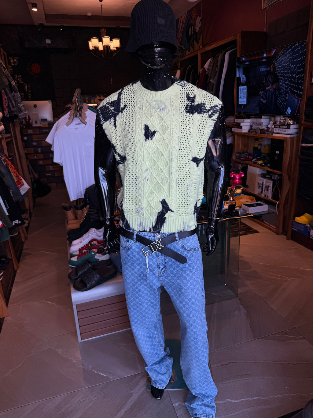 DAILY PAPER XOIS CROCHET VEST