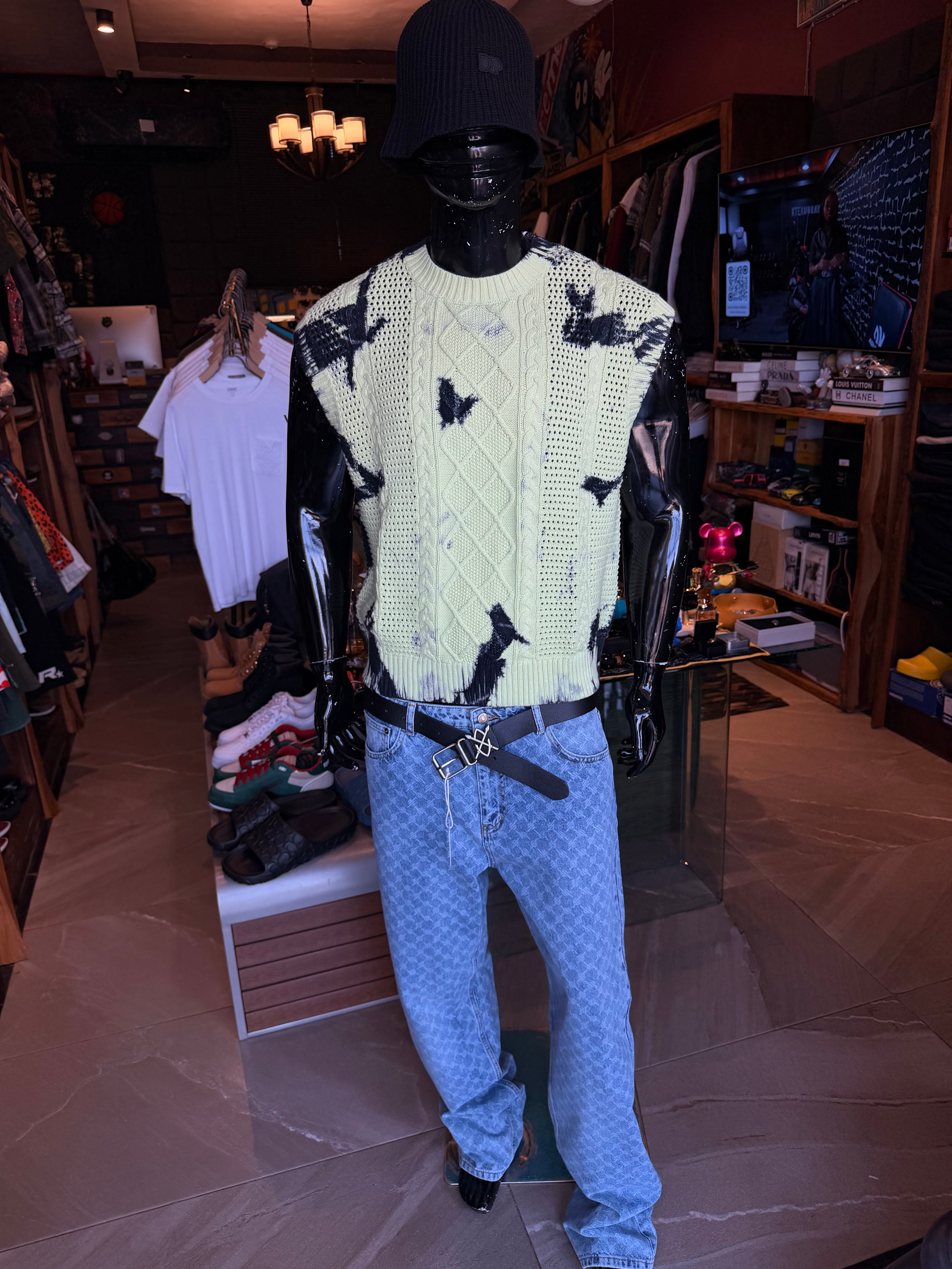 DAILY PAPER XOIS CROCHET VEST