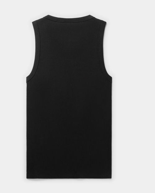 BLACK LOGOTYPE TANK TOP