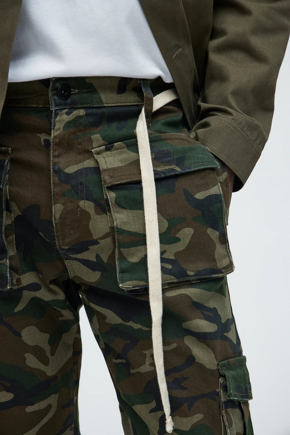 Hunter Slim Cargo Pants - Camouflage