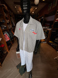 Cropped Pit Crew Mechanic Shirt