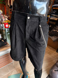 Liberty Chain Suede Short - Black