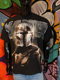Star Wars Mandalorian Heavy Weight Boxy Short Sleeve Tee - Black