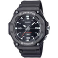 Casio Men's Watch - Quartz Shiny Black Dial Resin Strap Illuminator | MW-620H-1AVCF