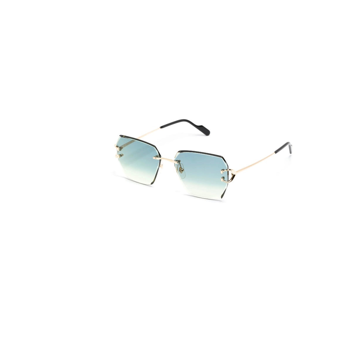 CARTIER EYEWEAR SIGNATURE C DE CARTIER GEOMETRIC-FRAME SUNGLASSES