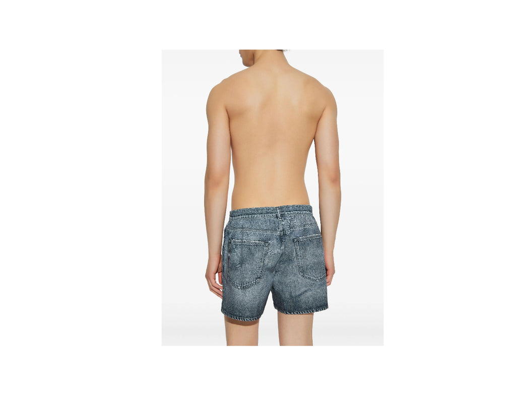 Diesel logo-print swim shorts