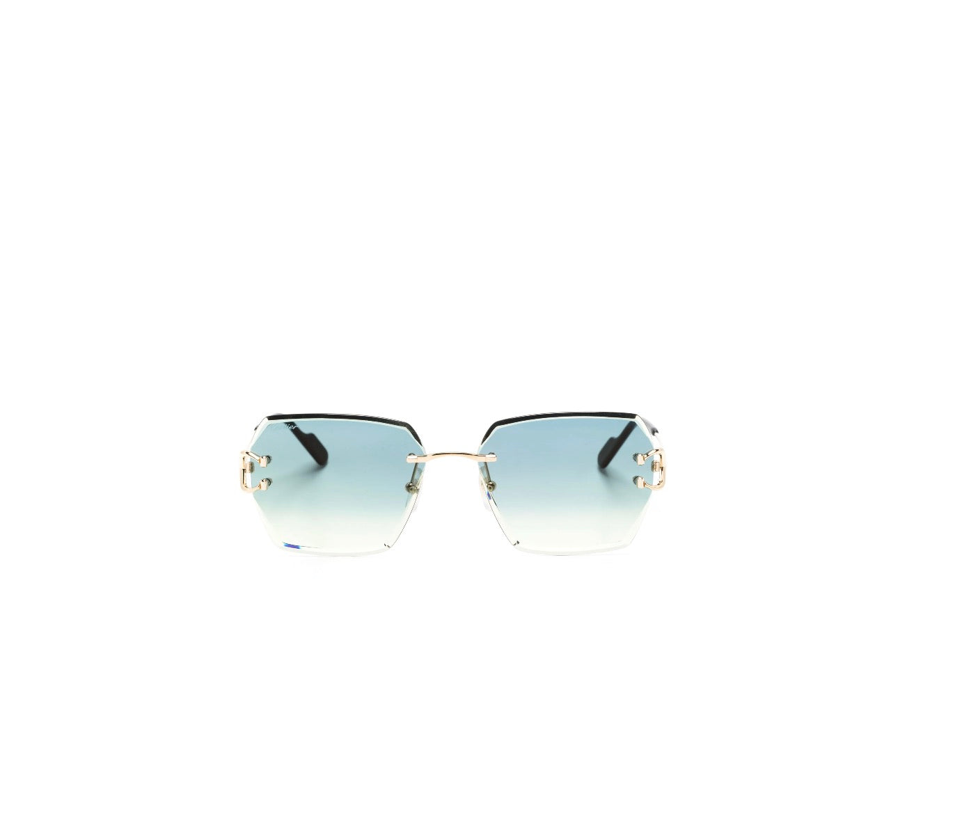 CARTIER EYEWEAR SIGNATURE C DE CARTIER GEOMETRIC-FRAME SUNGLASSES
