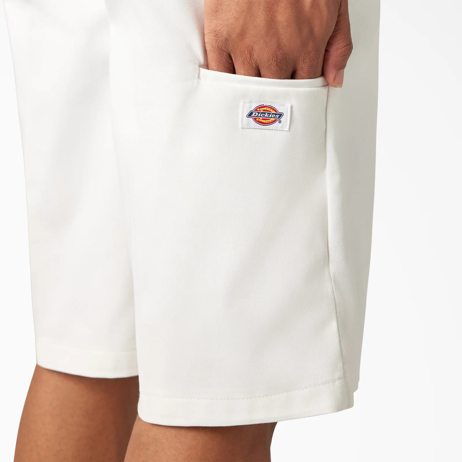 Loose Fit Flat Front Work Shorts, 13"