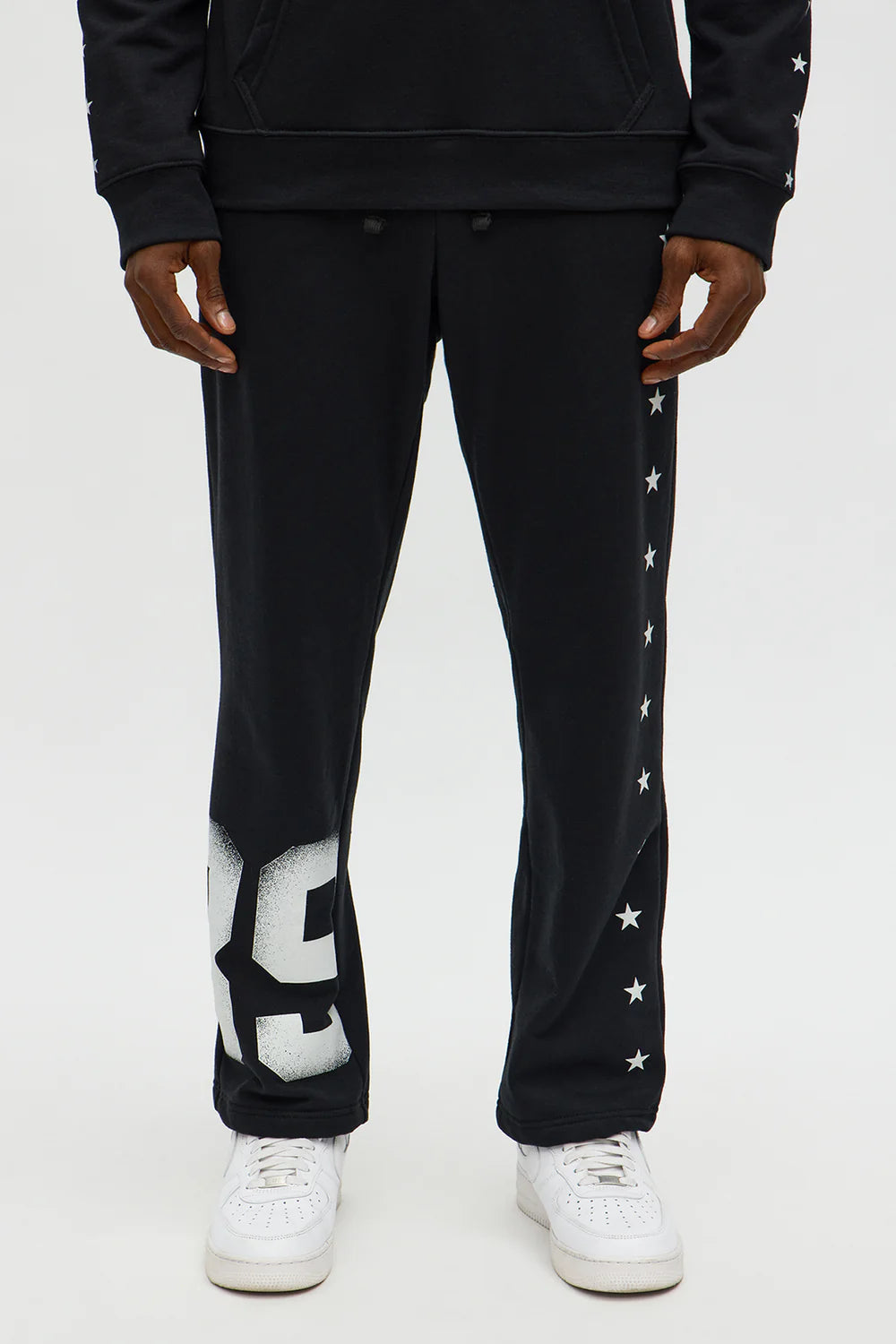 Back In 89 Baggy Sweatpants - Black