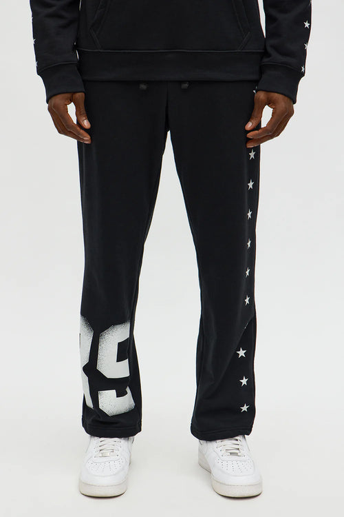 Back In 89 Baggy Sweatpants - Black