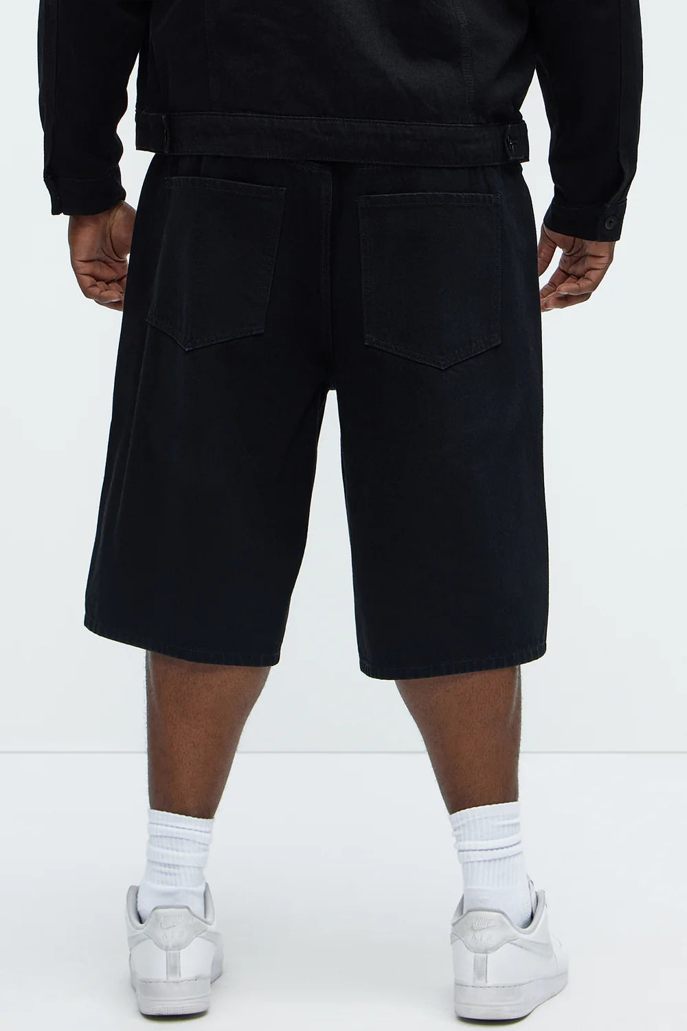 Colin Baggy Denim Short - Black