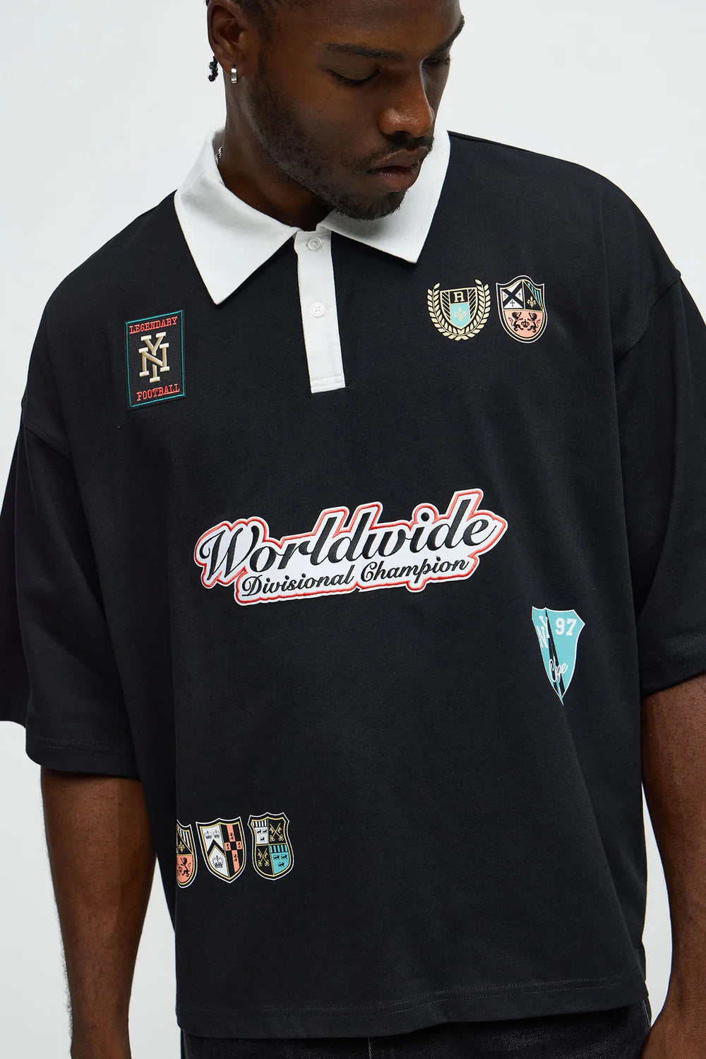 Worldwide Champion Short Sleeve Polo - Black