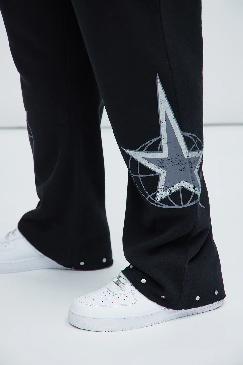 Tyson Lowkey Straight Sweatpants - Black