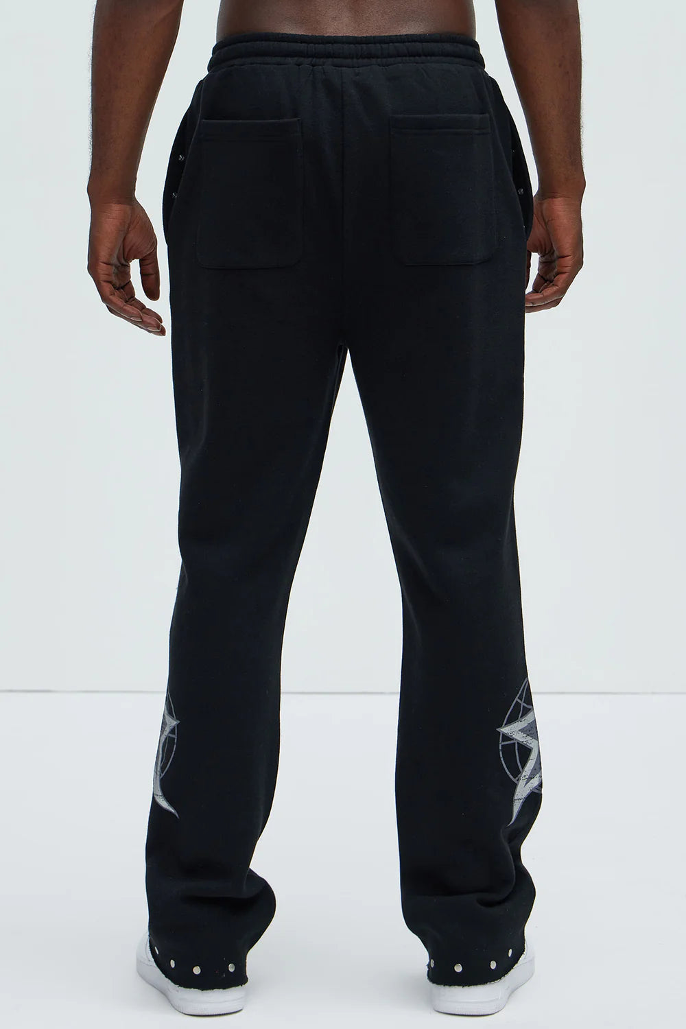 Tyson Lowkey Straight Sweatpants - Black