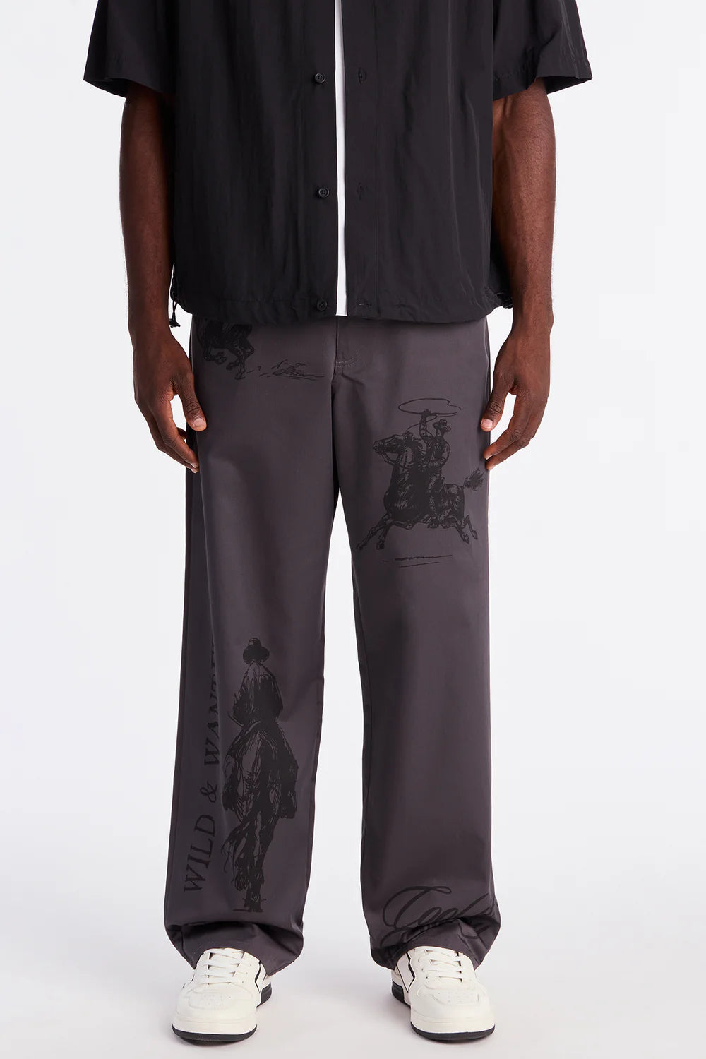 Baggy Cool It Cowboy Pant - Grey