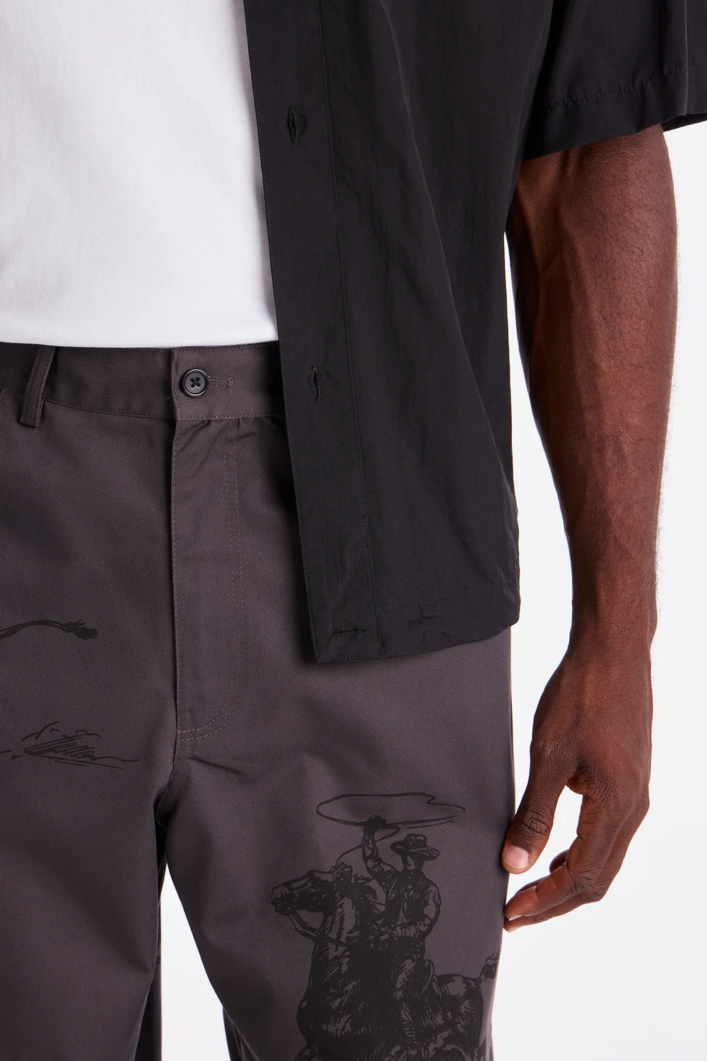 Baggy Cool It Cowboy Pant - Grey