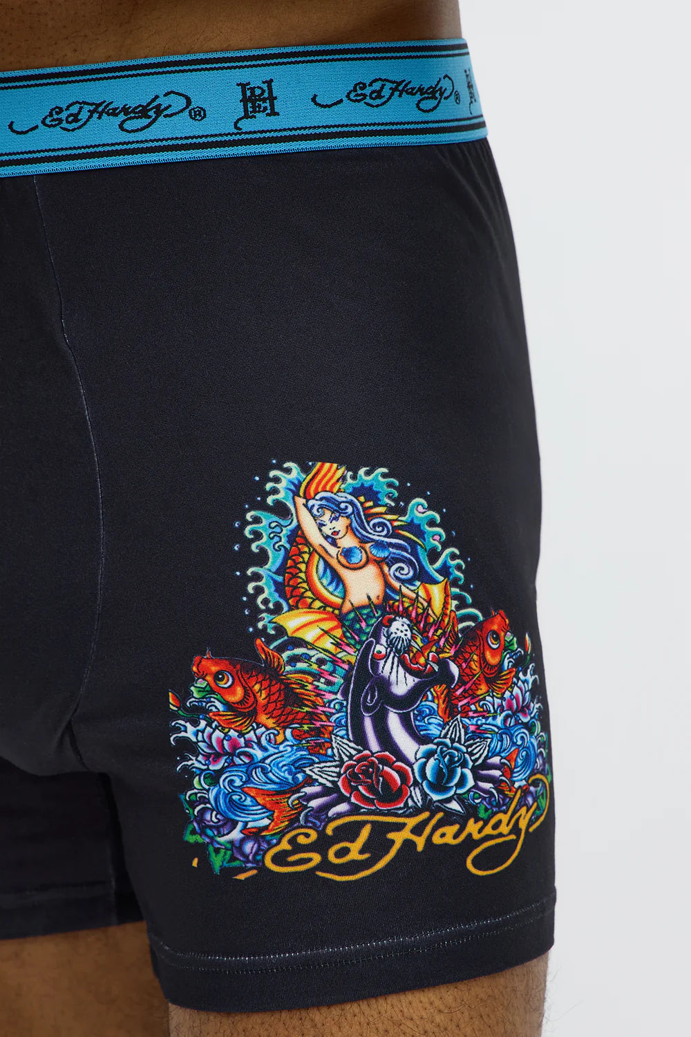 Ed Hardy True Love 3 Pack Boxer Briefs - Multi Color