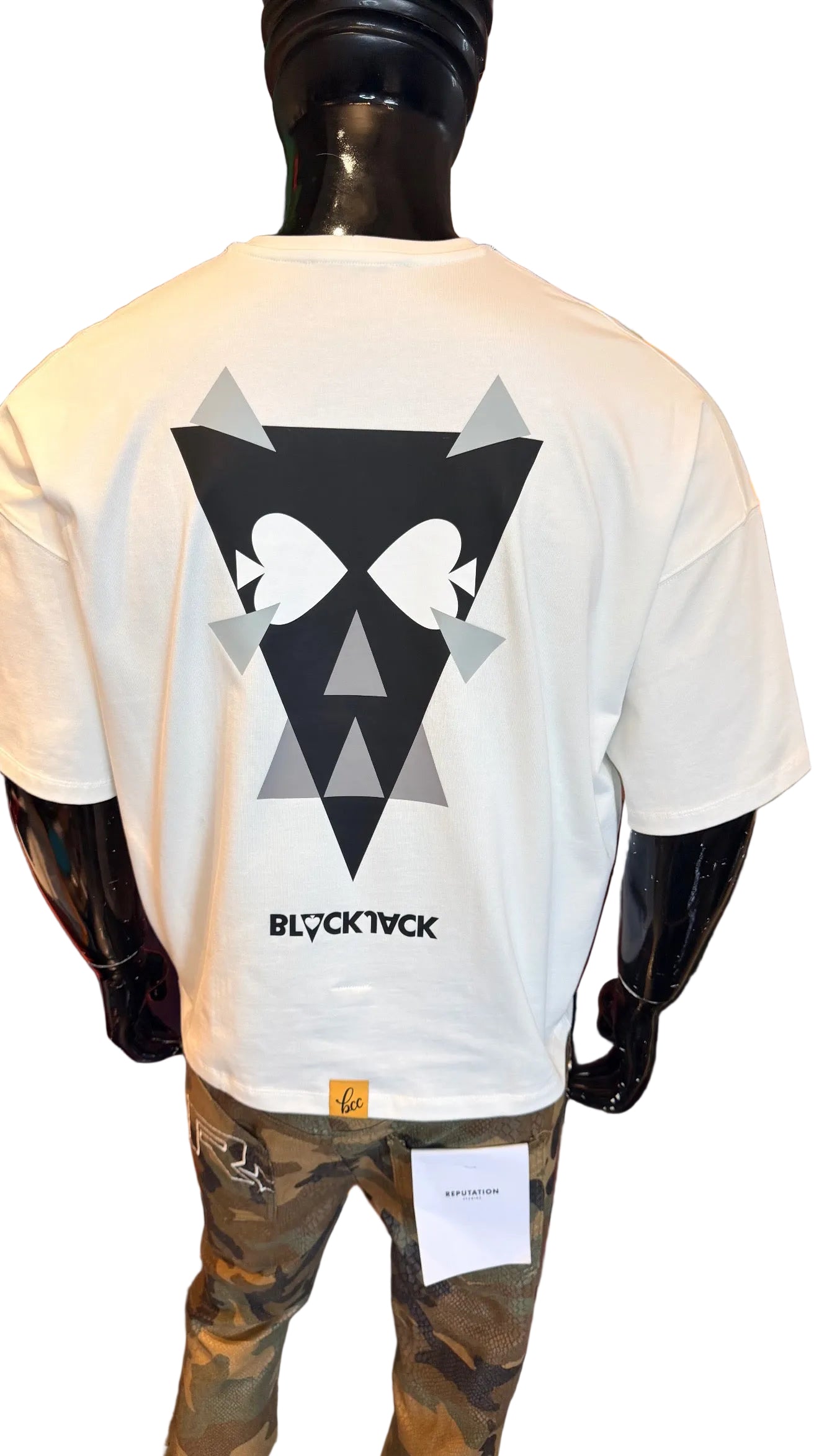 Blackjack crew-neck short-sleeve T-shirt