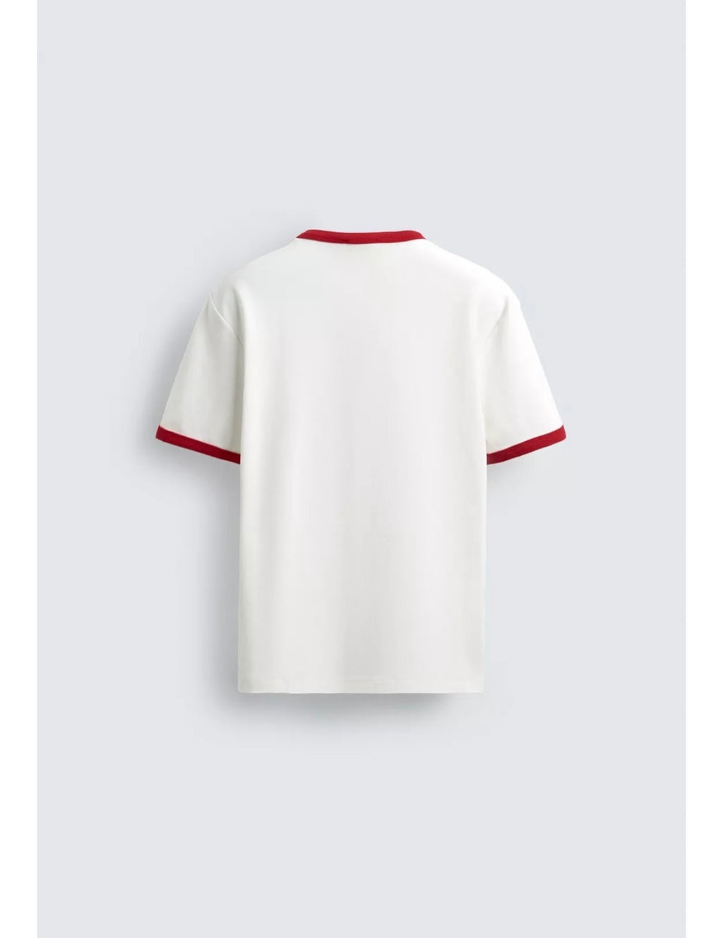 Basic contrast rib t shirt
