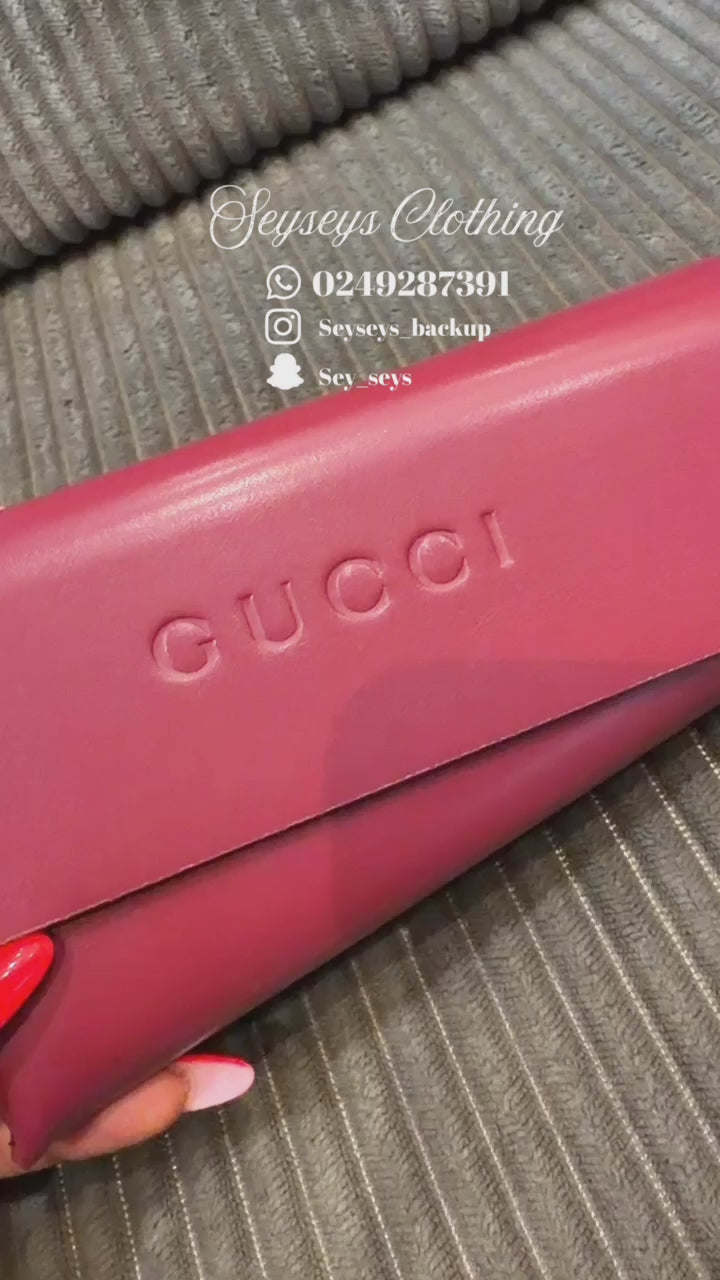 Gucci eyewear rimless square glasses